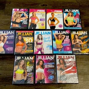 Jillian Michaels Fitness 2 FOR $$8  Additional $4 each!!!!